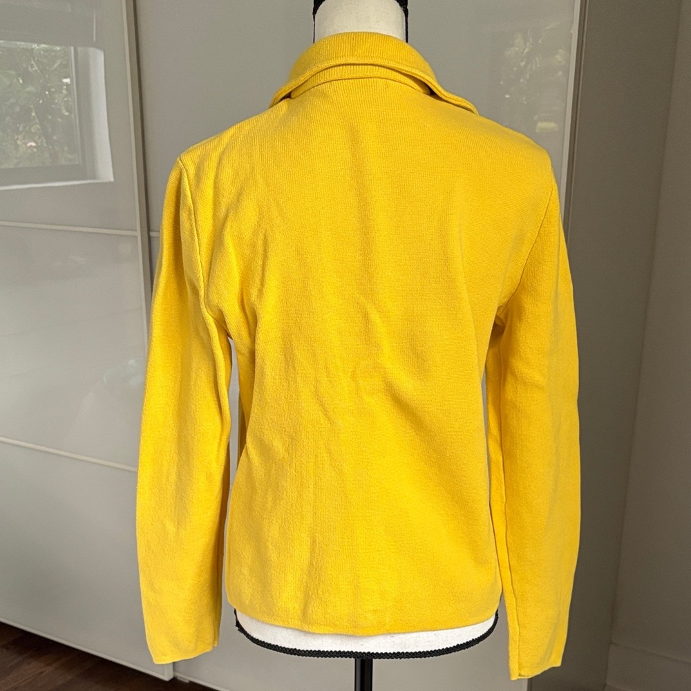 Lauren Ralph Lauren Knit Motorcycle Jacket Ladies Large - Picture 3 of 6